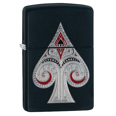 Zippo 2019 Zippo Spade Emblem Black Matte ZIP-29491